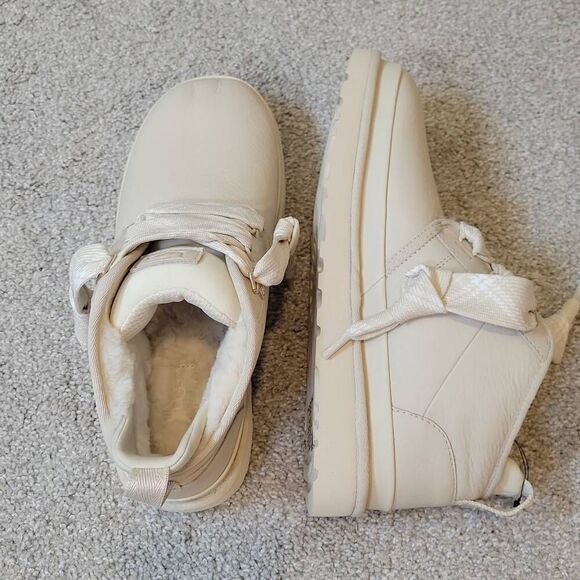 UGG MEN'S NEUMEL LEATHER WOOL CHUKKA ANKLE BOOTS SIZE 11 - Picture 4 of 7